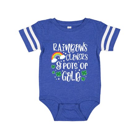 Inktastic St .Patrick s Day Rainbows Clovers & Pots of Gold Gift Baby Boy or Baby Girl Bodysuit
Inktastic St .Patrick s Day Rainbows Clovers & Pots of Gold Gift Baby Boy or Baby Girl Bodysuit