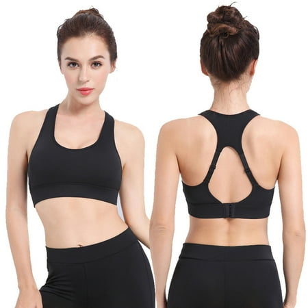 UoCefik Womens Sports Bra Medium Suppor Yoga No Underwire Hollow Out Full Coverage Bras Black S
UoCefik Womens Sports Bra Medium Suppor Yoga No Underwire Hollow Out Full Coverage Bras Black S