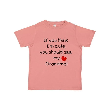 Inktastic If you think I m Cute you should see my Grandma Gift Toddler Boy or Toddler Girl T-Shirt
Inktastic If you think I m Cute you should see my Grandma Gift Toddler Boy or Toddler Girl T-Shirt