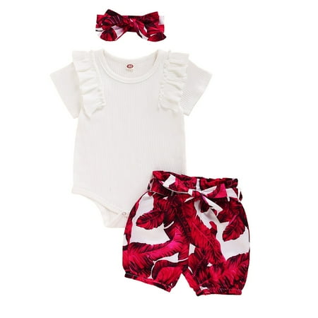 9 Months Baby Girl Clothes 12 Months Infant Baby Girls Summer 3PCS Outfits Short Sleeve Romper Top Floral Shorts Headband Set White
9 Months Baby Girl Clothes 12 Months Infant Baby Girls Summer 3PCS Outfits Short Sleeve Romper Top Floral Shorts Headband Set White