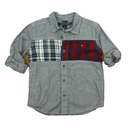 Pre-owned Tommy Hilfiger Boys Blue | Red Plaid Button Down Long Sleeve size: 2T
Pre-owned Tommy Hilfiger Boys Blue | Red Plaid Button Down Long Sleeve size: 2T