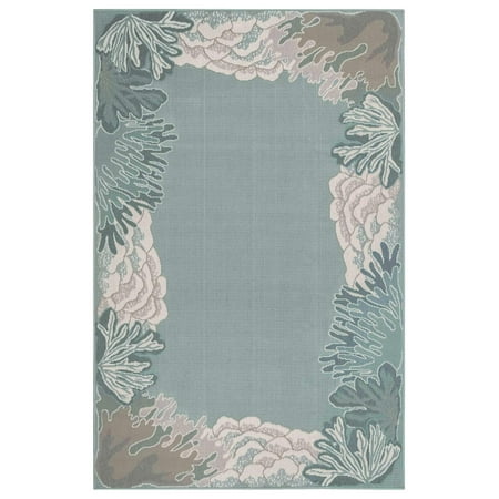 Liora Manne Riviera Coastal Reef Boarder Outdoor Rug