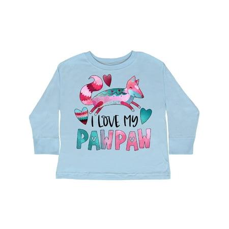 Inktastic I Love My Pawpaw Pink and Blue Fox with Hearts Gift Toddler Boy or Toddler Girl Long Sleeve T-Shirt
Inktastic I Love My Pawpaw Pink and Blue Fox with Hearts Gift Toddler Boy or Toddler Girl Long Sleeve T-Shirt