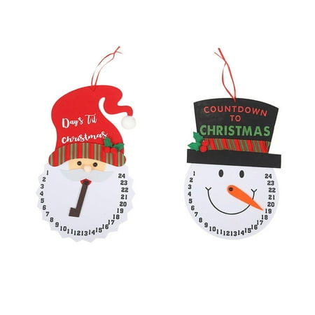 Snowman Santa Claus Countdown Calendar To Christmas Calendar NEW Pendant Decor
Snowman Santa Claus Countdown Calendar To Christmas Calendar NEW Pendant Decor