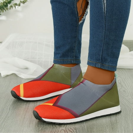 Cathalem Leisure Women s Slip On Travel Soft Sole Comfortable Shoes Outdoor Mesh Shoes Runing Fashion Women s Sneaker Boots Orange 8.5
Cathalem Leisure Women s Slip On Travel Soft Sole Comfortable Shoes Outdoor Mesh Shoes Runing Fashion Women s Sneaker Boots Orange 8.5