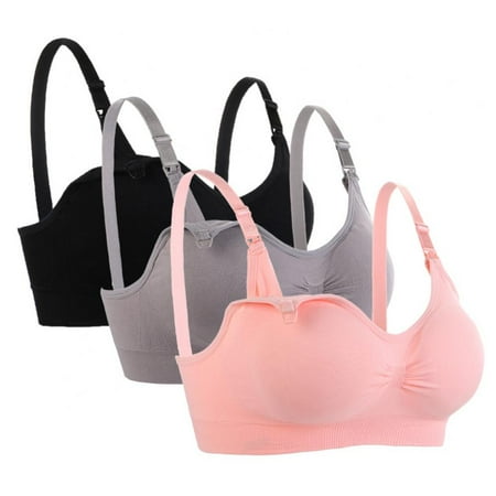 Xmarks Womens Nursing Bra for Breastfeeding Breathable Soft Seamless Clip Down Push Up Padded Maternity Bra(3-Packs)
Xmarks Womens Nursing Bra for Breastfeeding Breathable Soft Seamless Clip Down Push Up Padded Maternity Bra(3-Packs)