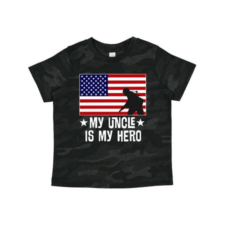 Inktastic Military Uncle is My Hero US Flag Gift Toddler Boy or Toddler Girl T-Shirt
Inktastic Military Uncle is My Hero US Flag Gift Toddler Boy or Toddler Girl T-Shirt