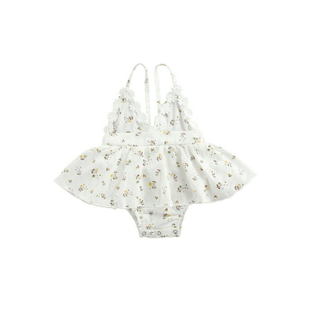 Toddler Baby Girls Summer Romper Full Floral Spaghetti Strap V-Neck Backless Jumpsuit Skirt for Baby Girls 0-24 Months
Toddler Baby Girls Summer Romper Full Floral Spaghetti Strap V-Neck Backless Jumpsuit Skirt for Baby Girls 0-24 Months
