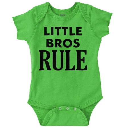 Little Brothers Rule Cute Younger Bro Bodysuit Jumper Boys Infant Baby Brisco Brands 12M
Little Brothers Rule Cute Younger Bro Bodysuit Jumper Boys Infant Baby Brisco Brands 12M
