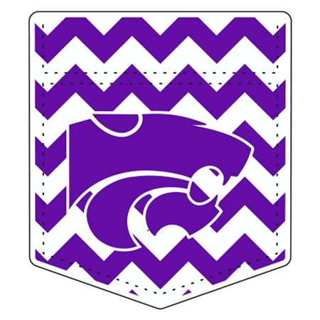 Kansas State Magnet (CHEVRON POCKET POWER CAT MAG (6 ) 6 in)