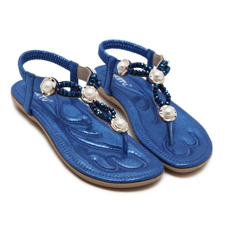 DAFENGEA Women s Pearl Boho Flat T-Strap Sandals for Women Flip Flops Casual Summer Beach Beaded Elastic Ankle Strap Comfort Thong Sandals Dress Shoes
DAFENGEA Women s Pearl Boho Flat T-Strap Sandals for Women Flip Flops Casual Summer Beach Beaded Elastic Ankle Strap Comfort Thong Sandals Dress Shoes