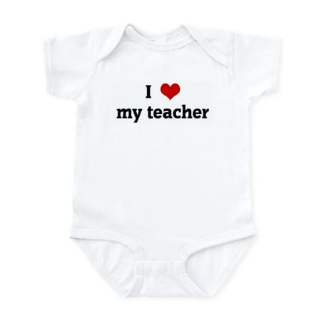 CafePress - I Love My Teacher Infant Bodysuit - Baby Light Bodysuit Size Newborn - 24 Months
CafePress - I Love My Teacher Infant Bodysuit - Baby Light Bodysuit Size Newborn - 24 Months