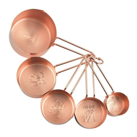 QUSENLON Stainless Steel Rose Gold Measuring Spoons Cups Set Engraved Marking Ruler Scale Stackable Tablespoon Kitchen Tools
QUSENLON Stainless Steel Rose Gold Measuring Spoons Cups Set Engraved Marking Ruler Scale Stackable Tablespoon Kitchen Tools