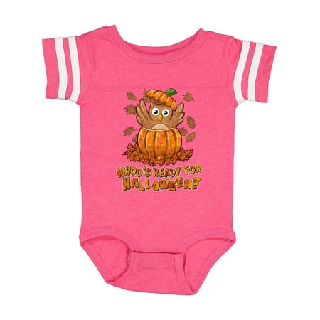 Inktastic Whoo s ready for Halloween- cute owl in a pumpkin Gift Baby Boy or Baby Girl Bodysuit 
Inktastic Whoo s ready for Halloween- cute owl in a pumpkin Gift Baby Boy or Baby Girl Bodysuit
