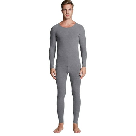 Thermal Underwear for Men Long Johns Base Layer Fleece Lined Top Bottom