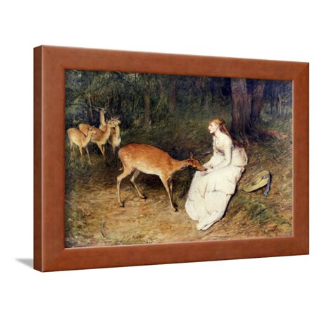 The Forest Pet, 1871 Framed Print Wall Art By William Quiller Orchardson