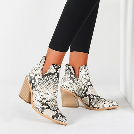 TIANEK High Heel Winter Warm Snake Pattern Leopard Fashion Slip-On Pointed Toe Casual Solid Color Ankle Bootcut Yoga Pants For Women
TIANEK High Heel Winter Warm Snake Pattern Leopard Fashion Slip-On Pointed Toe Casual Solid Color Ankle Bootcut Yoga Pants For Women