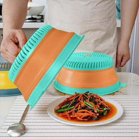 〖TOTO〗Vegetable Dehydrator Meal Cover Antsi Fly Vegetable Cover Folding Table Cover Drains Washing Vegetable Basket Drains Basket Folding Drains Rack