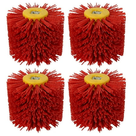 4X Red Abrasive Wire Drum Brushes Deburring Polishing Buffing Wheel for Furniture Wood Angle Grinder Adapter
4X Red Abrasive Wire Drum Brushes Deburring Polishing Buffing Wheel for Furniture Wood Angle Grinder Adapter