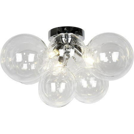 Polished Chrome/Clear Tone Finish Flush Mounts 14 Wide Metal/Glass Material G9 Bulb 3 Light Fixture
Polished Chrome/Clear Tone Finish Flush Mounts 14 Wide Metal/Glass Material G9 Bulb 3 Light Fixture