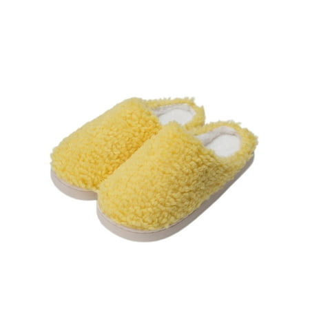 Avamo Women Plush Slippers Faux Fur Lined House Shoes Closed Toe Fuzzy Slipper Bedroom Home Shoe Indoor Anti-Slip Slip On Yellow 8.5-9
Avamo Women Plush Slippers Faux Fur Lined House Shoes Closed Toe Fuzzy Slipper Bedroom Home Shoe Indoor Anti-Slip Slip On Yellow 8.5-9