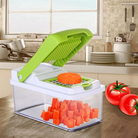 Vegetable Slicer Quick Potato Tomato Fruit Cutter Set with 3 Blades Stainless Steel Food Chopper
Vegetable Slicer Quick Potato Tomato Fruit Cutter Set with 3 Blades Stainless Steel Food Chopper