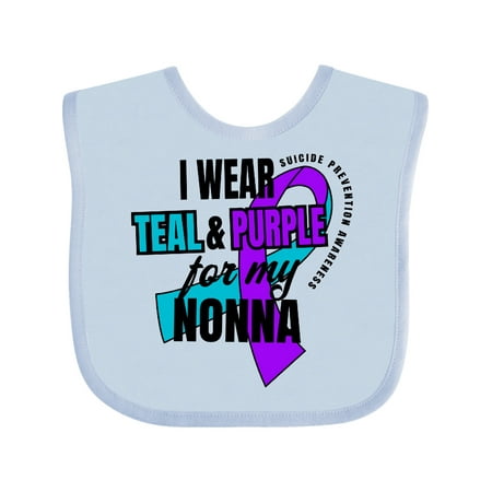 Inktastic Suicide Prevention I Wear Teal and Purple for My Nonna Gift Baby Boy or Baby Girl Bib
Inktastic Suicide Prevention I Wear Teal and Purple for My Nonna Gift Baby Boy or Baby Girl Bib