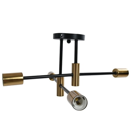 Wrought Iron Ceiling Lamp Firm Easy To Assemble 360° Rotation Modern Home Decor 4 Light Ceiling Light For Bedroom For Library For Living Room
Wrought Iron Ceiling Lamp Firm Easy To Assemble 360° Rotation Modern Home Decor 4 Light Ceiling Light For Bedroom For Library For Living Room