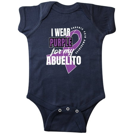 Inktastic Chronic Pain I Wear Purple For My Abuelito Gift Baby Boy or Baby Girl Bodysuit
Inktastic Chronic Pain I Wear Purple For My Abuelito Gift Baby Boy or Baby Girl Bodysuit