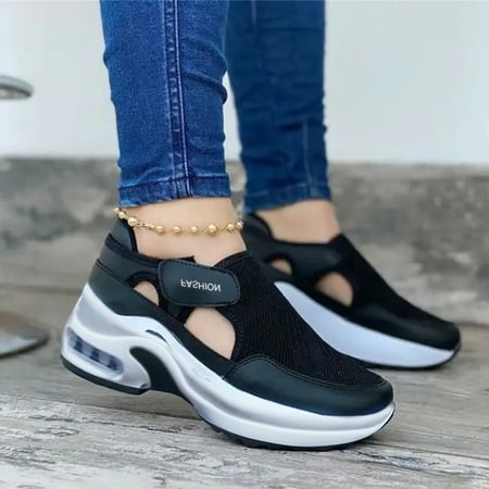 HIBRO Womens Ladies Fashion Wedge Mesh Hollow Out Breathable Casual Shoes Sneakers
HIBRO Womens Ladies Fashion Wedge Mesh Hollow Out Breathable Casual Shoes Sneakers