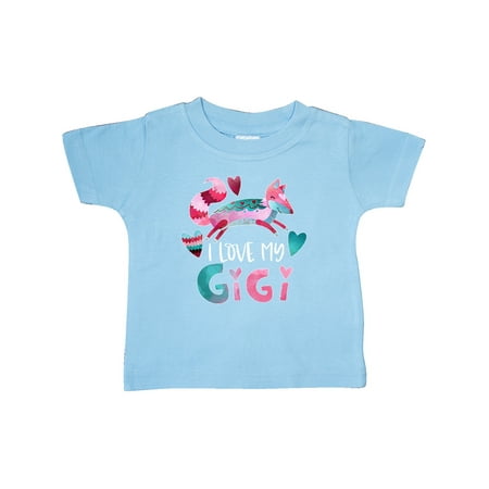 Inktastic I Love My Gigi Pink and Blue Fox with Hearts Gift Baby Boy or Baby Girl T-Shirt
Inktastic I Love My Gigi Pink and Blue Fox with Hearts Gift Baby Boy or Baby Girl T-Shirt
