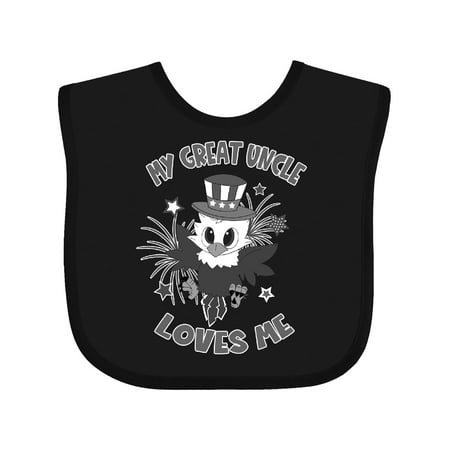 Inktastic 4th of July My Great Uncle Loves Me Patriotic Baby Eagle Gift Baby Boy or Baby Girl Bib
Inktastic 4th of July My Great Uncle Loves Me Patriotic Baby Eagle Gift Baby Boy or Baby Girl Bib