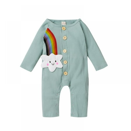 Retap Children\\\ s Cute Pit Striped Rainbow Cloud Jumpsuit Green 100cm 2021 Spring Baby Ins New1
Retap Children\\\ s Cute Pit Striped Rainbow Cloud Jumpsuit Green 100cm 2021 Spring Baby Ins New1