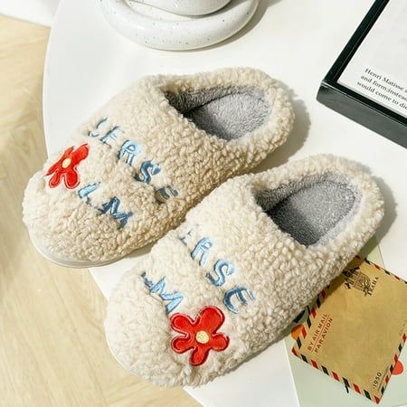 Fluffy Stuffed Slippers Non-slip Indoor House Shoes Comfy Plush Slip For Home Bedroom New
Fluffy Stuffed Slippers Non-slip Indoor House Shoes Comfy Plush Slip For Home Bedroom New