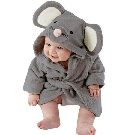 Newborn Baby Boys Girls Hooded Flannel Robe Short Adorable Cartoon Animal Bathrobe - Soft Plush Shawl Fleece Robe
Newborn Baby Boys Girls Hooded Flannel Robe Short Adorable Cartoon Animal Bathrobe - Soft Plush Shawl Fleece Robe