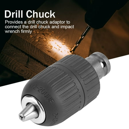 2-13mm Keyless Drill Chuck 1/2 -20UNF with 1/2” Chuck Adaptor for Impact Wrench Conversion
2-13mm Keyless Drill Chuck 1/2 -20UNF with 1/2” Chuck Adaptor for Impact Wrench Conversion