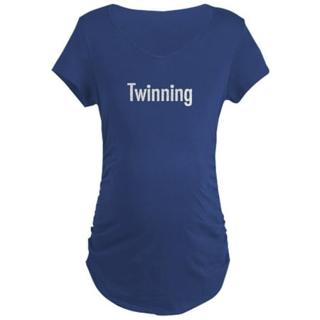 CafePress - Twinning Maternity T Shirt - Maternity Dark T-Shirt