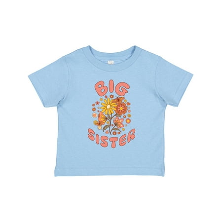 Inktastic Big Sister Retro Vintage Flowers Gift Toddler Toddler Girl T-Shirt 
Inktastic Big Sister Retro Vintage Flowers Gift Toddler Toddler Girl T-Shirt
