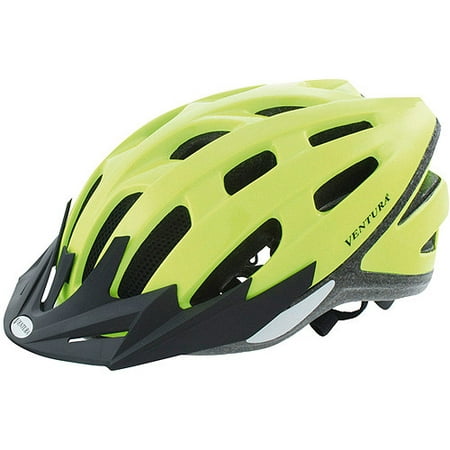 Ventura Safety Neon Yellow Bike Helmet, Adult (58-61cm)