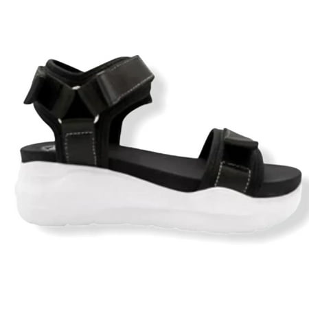 Comfort Sporty Strap Open Toe Women s Gummy Sandals
