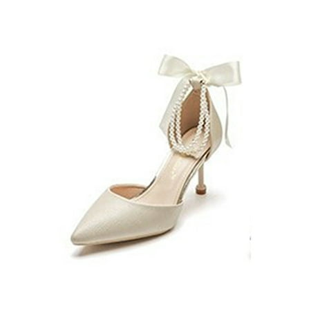 Daeful Ladies D’orsay Pumps Ankle Strap Heeled Sandald Chunky Dress Sandal Party Comfort Pearl Pointed Toe Stiletto Heels Beige Stiletto 5cm 6
Daeful Ladies D’orsay Pumps Ankle Strap Heeled Sandald Chunky Dress Sandal Party Comfort Pearl Pointed Toe Stiletto Heels Beige Stiletto 5cm 6