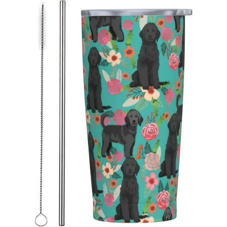 20oz Tumbler Cups With Lid Steel Straw And Brush Mug - Stainless Steel Vacuum Insulated Water Coffee Cup For Home Travel Car Hot And Cold Drinks Mugs Cute Brittany Spaniel Dog Green Flower Gifts
20oz Tumbler Cups With Lid Steel Straw And Brush Mug - Stainless Steel Vacuum Insulated Water Coffee Cup For Home Travel Car Hot And Cold Drinks Mugs Cute Brittany Spaniel Dog Green Flower Gifts