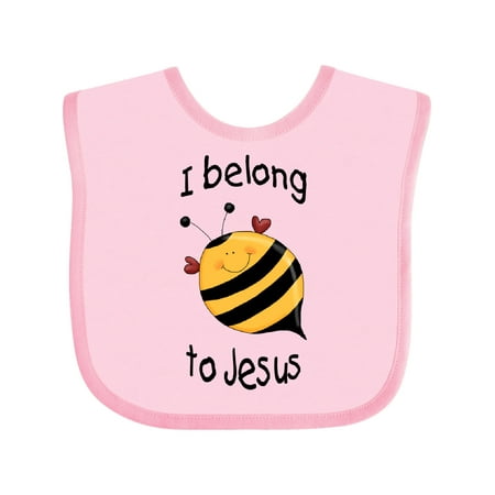 Inktastic I Belong to Jesus Gift Baby Boy or Baby Girl Bib