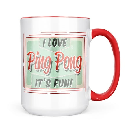 Neonblond I Love Ping Pong Vintage design Mug gift for Coffee Tea lovers
Neonblond I Love Ping Pong Vintage design Mug gift for Coffee Tea lovers