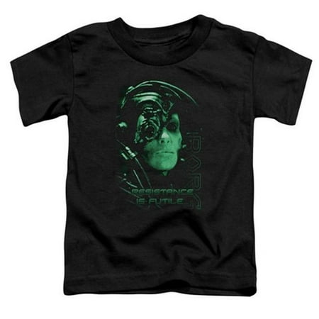 Trevco Star Trek-Resistance Is Futile - Short Sleeve Toddler Tee - Black- Large 4T
Trevco Star Trek-Resistance Is Futile - Short Sleeve Toddler Tee - Black- Large 4T