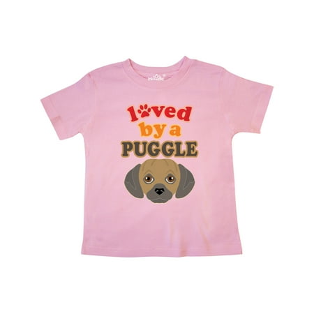 Inktastic Puggle Dog Pug Poodle Mix Gift Toddler Boy or Toddler Girl T-Shirt