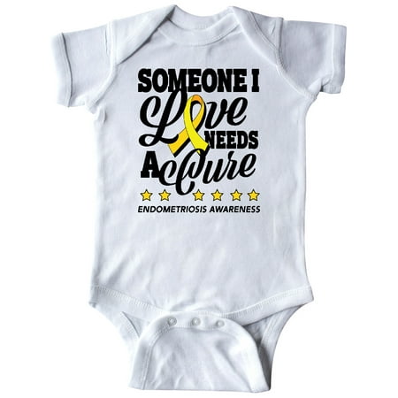 Inktastic Someone I Love Needs a Cure Endometriosis Awareness Gift Baby Boy or Baby Girl Bodysuit
Inktastic Someone I Love Needs a Cure Endometriosis Awareness Gift Baby Boy or Baby Girl Bodysuit