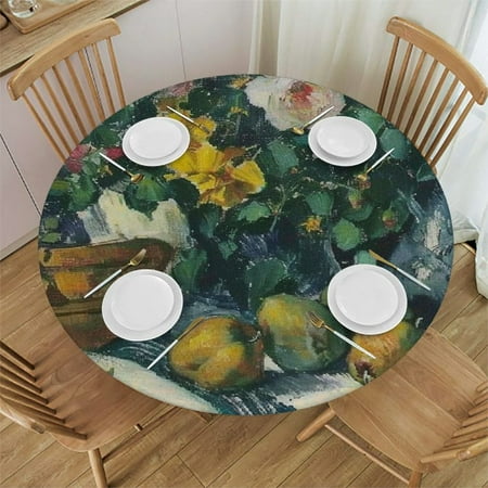 Sheronv Flowers Fruits Round Table Cover Stain Resistant Washable Indoor Outdoor Tablecloth Kitchen Dining Wedding Parties 100% Polyester Fiber 54-58
Sheronv Flowers Fruits Round Table Cover Stain Resistant Washable Indoor Outdoor Tablecloth Kitchen Dining Wedding Parties 100% Polyester Fiber 54-58