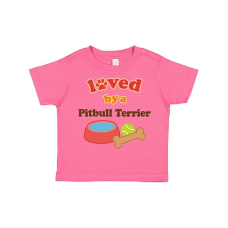 Inktastic Pitbull Terrier Loved by a (Dog Breed) Boys or Girls Toddler T-Shirt
Inktastic Pitbull Terrier Loved by a (Dog Breed) Boys or Girls Toddler T-Shirt