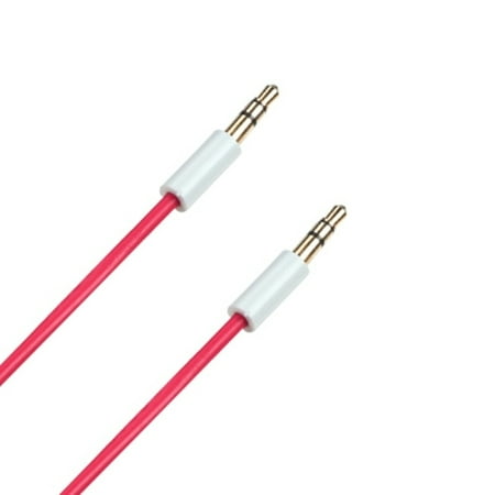 Insten Red Audio Extension Cable with 3.5mm to 3.5 Plug L=4 FT For Samsung Galaxy S4 i9500 S3 Note 3 N9000